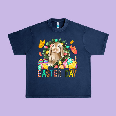 Easter Day Urban Heavy Tee Designed By Bundleandbundleshop