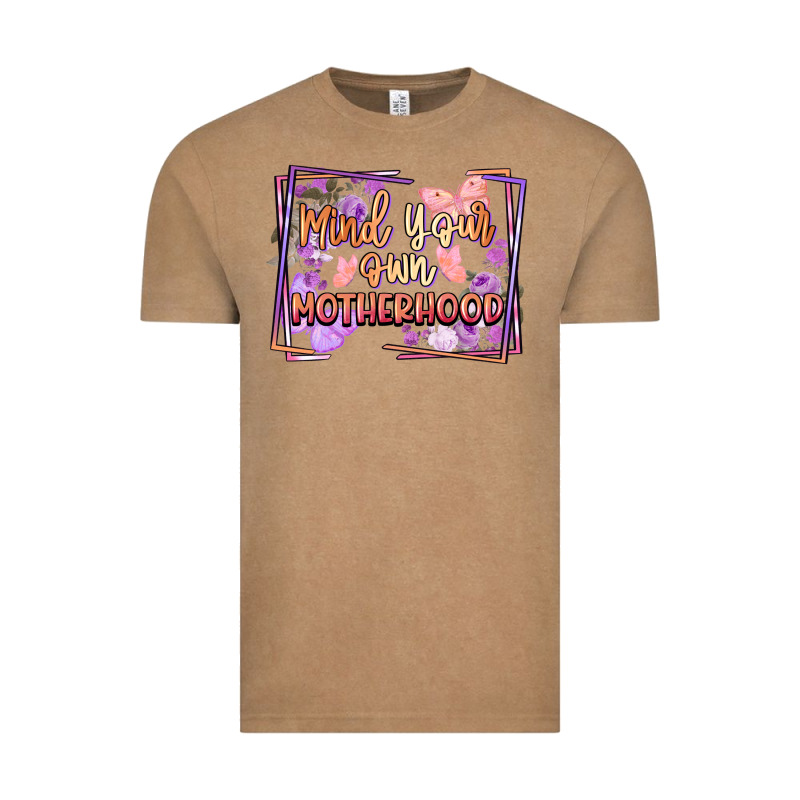 Mind Your Own Motherhood Mother's Day Vintage Tee by FaDigitalArtStudio | Teevron