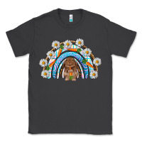 Smoke Easter Bunny with carrot rainbow Easter Day Classic Tee - HowdyJamesFarm