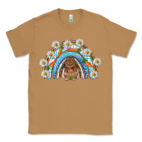 Toasted Coconut Easter Bunny with carrot rainbow Easter Day Classic Tee - HowdyJamesFarm
