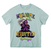 Arona welcome to our haunted house Heavy Core Tee - CowGirlArtShop