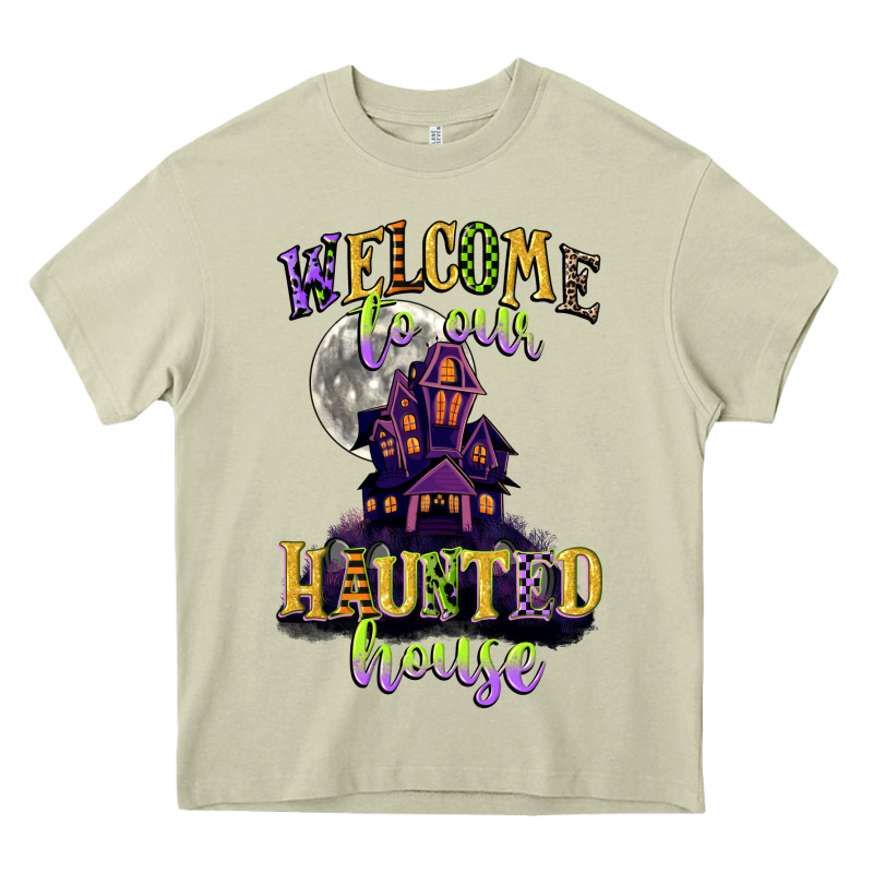 Welcome To Our Haunted House Heavy Core Tee by CowGirlArtShop | Teevron