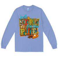 Colony Blue Just Here For The Pie Long Sleeve Tee - FaDigitalArtStudio