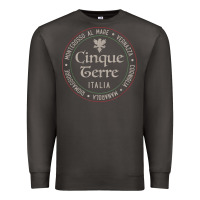 Smoke cinque terre italia gift for italian mediterranean travelers t shirt Premium Sweatshirt - baoMotion