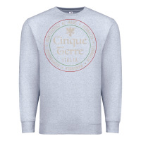 Heather Grey cinque terre italia gift for italian mediterranean travelers t shirt Premium Sweatshirt - baoMotion