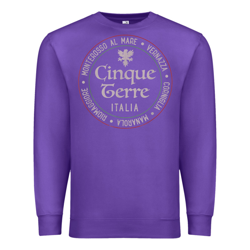 Cinque Terre Italia Gift For Italian Mediterranean Travelers T Shirt Premium Sweatshirt by baoMotion | Teevron