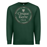 Sports Green cinque terre italia gift for italian mediterranean travelers t shirt Premium Sweatshirt - baoMotion
