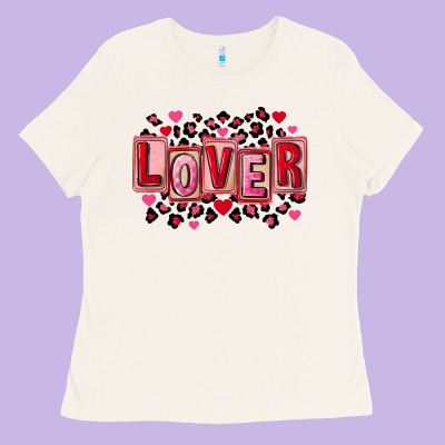 Valentine's Day Lover Ladies Tee Designed By Fadigitalartstudio
