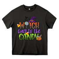 Asphalt witch way to the candy Heavy Core Tee - CowGirlArtShop