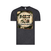 Vintage Black Brave mom from son up to son down Mother's Day Vintage Tee - FaDigitalArtStudio