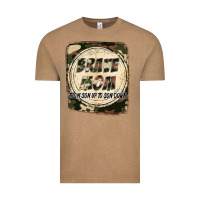Vintage Coffee Brave mom from son up to son down Mother's Day Vintage Tee - FaDigitalArtStudio