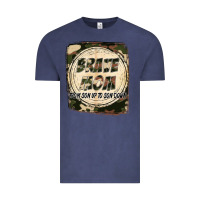 Vintage Denim Brave mom from son up to son down Mother's Day Vintage Tee - FaDigitalArtStudio