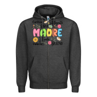 Charcoal Heather madre spanish mothers day Zipper Hoodie - JahusDesignShop