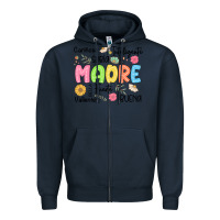 Navy madre spanish mothers day Zipper Hoodie - JahusDesignShop