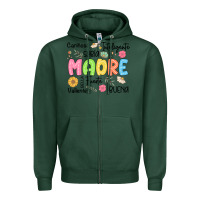 Sports Green madre spanish mothers day Zipper Hoodie - JahusDesignShop