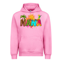 Fuchsia Pink summer nana Urban Hoodie - RanaPortraitStore