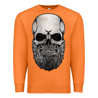 Carrot creepy bald and bearded skull for halloween & skeletons fans t shirt Premium Sweatshirt - baoMotion