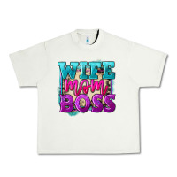 Pistachio wife mom boss Urban Heavy Tee - FaDigitalArtStudio