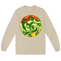 Mushroom hispanic heritage month round earrings 1 Long Sleeve Tee - BundleAndBundleShop