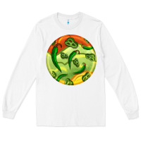 White hispanic heritage month round earrings 1 Long Sleeve Tee - BundleAndBundleShop