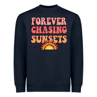 Navy forever chasing sunsets Heavyweight Sweatshirt - JahusDesignShop