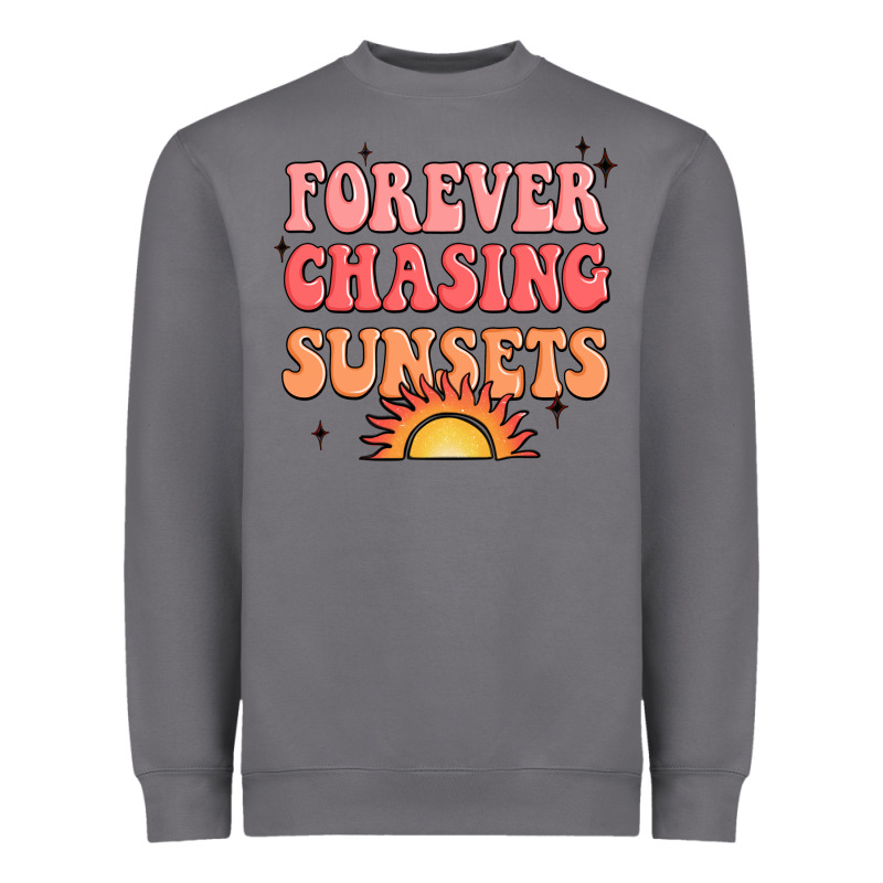 Forever Chasing Sunsets Heavyweight Sweatshirt by JahusDesignShop | Teevron