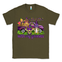 Army Green Parading with my gnomies Classic Tee - HowdyJamesFarm