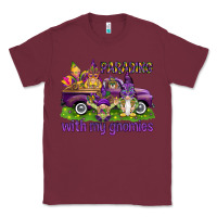 Burgundy Parading with my gnomies Classic Tee - HowdyJamesFarm