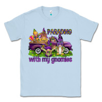 Dusty Blue Parading with my gnomies Classic Tee - HowdyJamesFarm