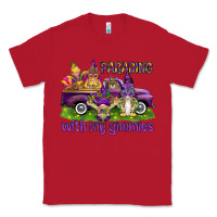 Red Parading with my gnomies Classic Tee - HowdyJamesFarm