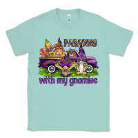 Seafoam Parading with my gnomies Classic Tee - HowdyJamesFarm