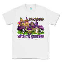 White Parading with my gnomies Classic Tee - HowdyJamesFarm