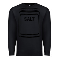Black salt shaker halloween costume t shirt for couples t shirt Premium Sweatshirt - baoMotion