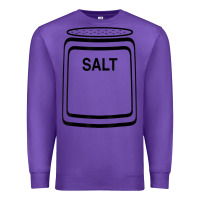Purple salt shaker halloween costume t shirt for couples t shirt Premium Sweatshirt - baoMotion