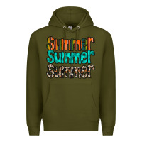 Army Green summer western Premium Hoodie - RacoonDesign