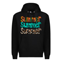 Black summer western Premium Hoodie - RacoonDesign