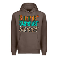 Coffee summer western Premium Hoodie - RacoonDesign