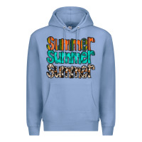 Colony Blue summer western Premium Hoodie - RacoonDesign