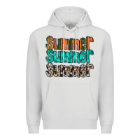 Dove Grey summer western Premium Hoodie - RacoonDesign