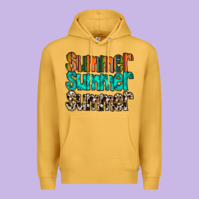Summer Western Premium Hoodie Designed By Racoondesign
