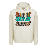 Oatmeal Heather summer western Premium Hoodie - RacoonDesign