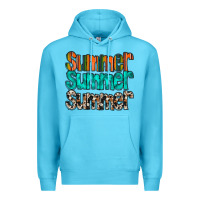 Ocean Blue summer western Premium Hoodie - RacoonDesign