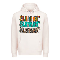 Pale Pink summer western Premium Hoodie - RacoonDesign