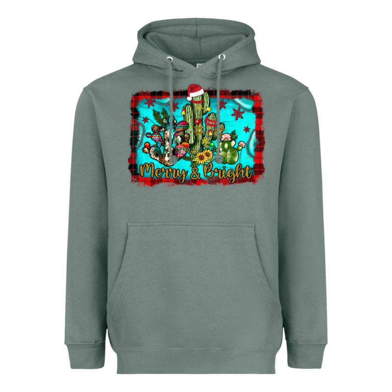 Merry & Bright Heavyweight Hoodie by JahusDesignShop | Teevron