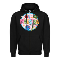 Black maestra Zipper Hoodie - JahusDesignShop