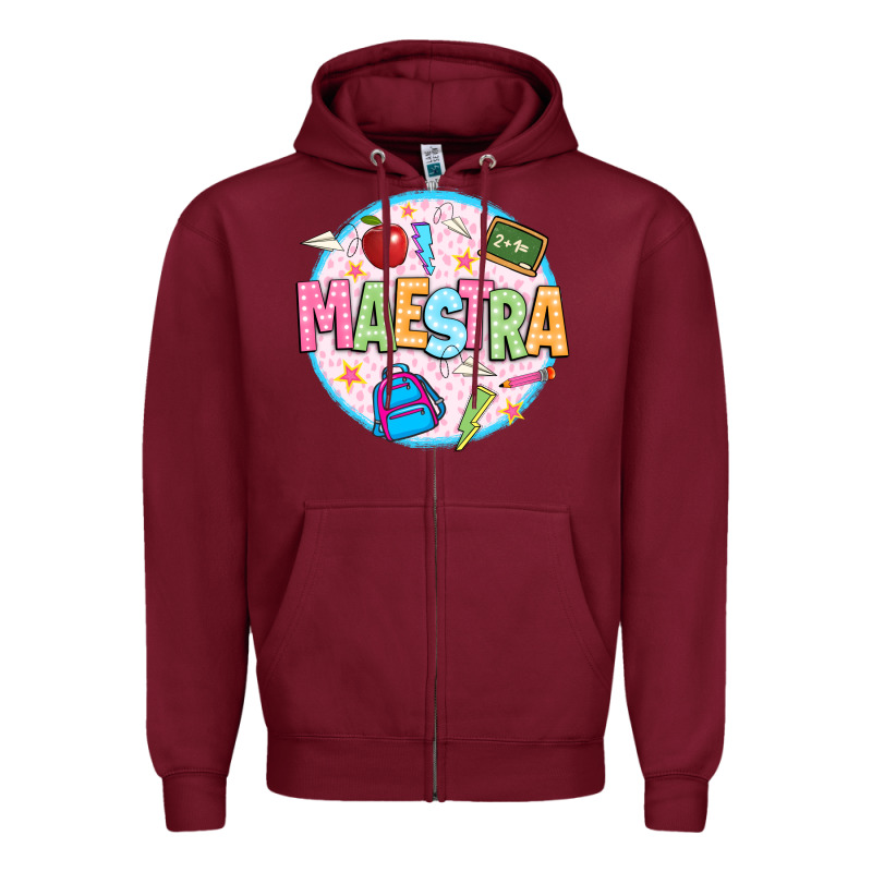 Maestra Zipper Hoodie by JahusDesignShop | Teevron
