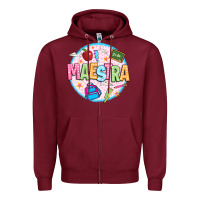 Burgundy maestra Zipper Hoodie - JahusDesignShop