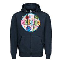 Navy maestra Zipper Hoodie - JahusDesignShop