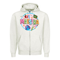 Oatmeal Heather maestra Zipper Hoodie - JahusDesignShop