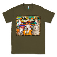 Army Green autumn sheeps Classic Tee - Jasminsmagicworld